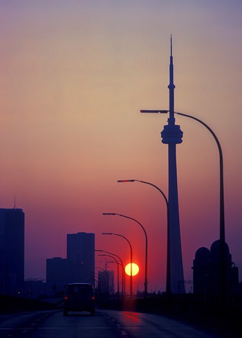 sunrise lamp post