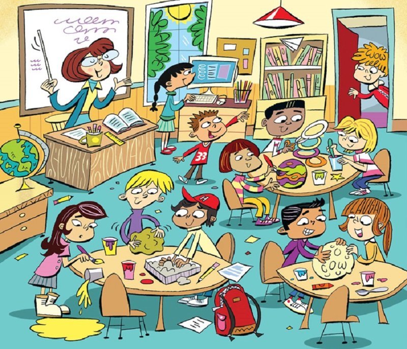Find Hidden Words Messy Classroom Puzzle Puzzle Fry