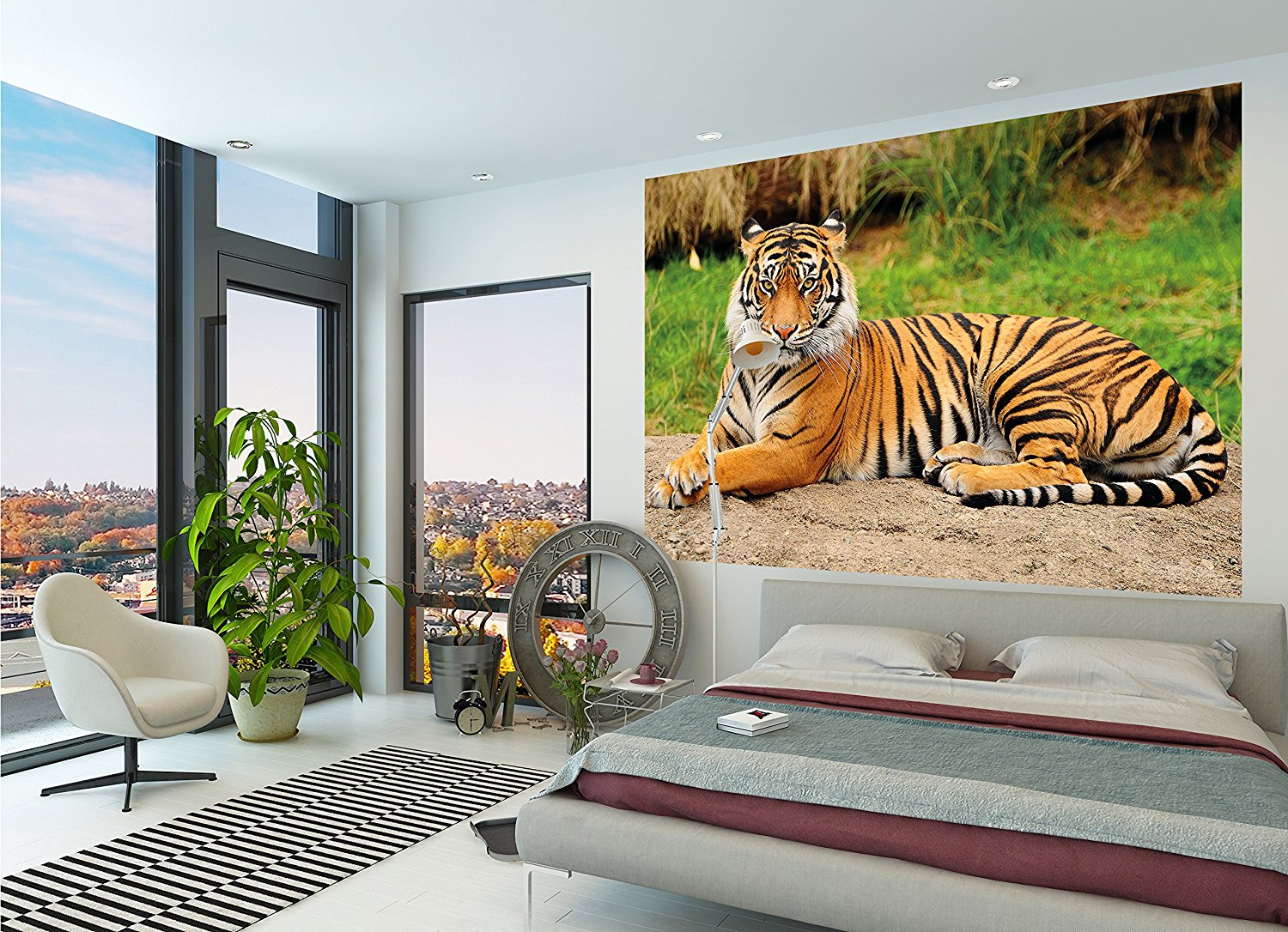 tiger in living room app